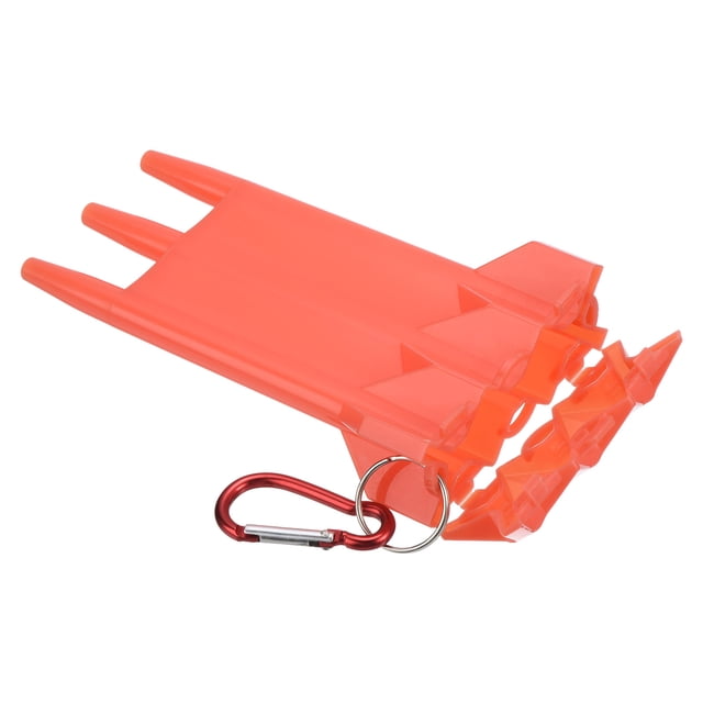 Unique Bargains Portable Nylon Dart Storage Box, Dart Case Keep Your Darts Secure, Red