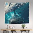 thumbnail image 2 of Sikiie Airplane Shark tapestry wall hanging home decor for bedrooms, living rooms, dorms 60x51in, 2 of 6