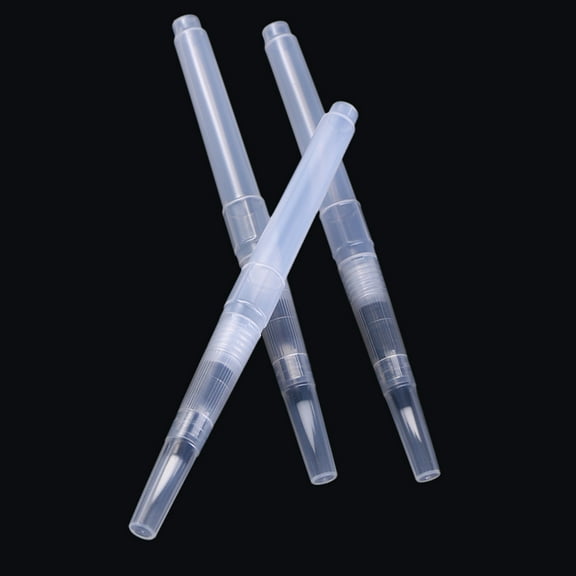 LEORX Watercolor Tool Set Water Brush Pen Transparent Plastic 3PCS