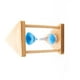 thumbnail image 3 of Reloj de arena, temporizador de cepillo de dientes, reloj de arena, marco de madera, decoración de arena, 3 of 9