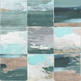 thumbnail image 2 of Reeves, Tom 20x20 Black Ornate Wood Framed with Double Matting Museum Art Print Titled - Rustic Mosaic, 2 of 4