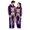 Z82-Purple, variant on Pumpkin Halloween Jumpsuit Costume for Women's, Purple pumpkin-printed, Breathable Air-Layer Polyester, Sizes S–XXXXL