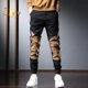 thumbnail image 2 of Pantalones cargo rectos casuales elásticos para hombre, pantalones vintage Y2k de diseñador más baratos, ropa tecnológica Harajuku para hombre, moda de lujo, holgados, 2 of 4