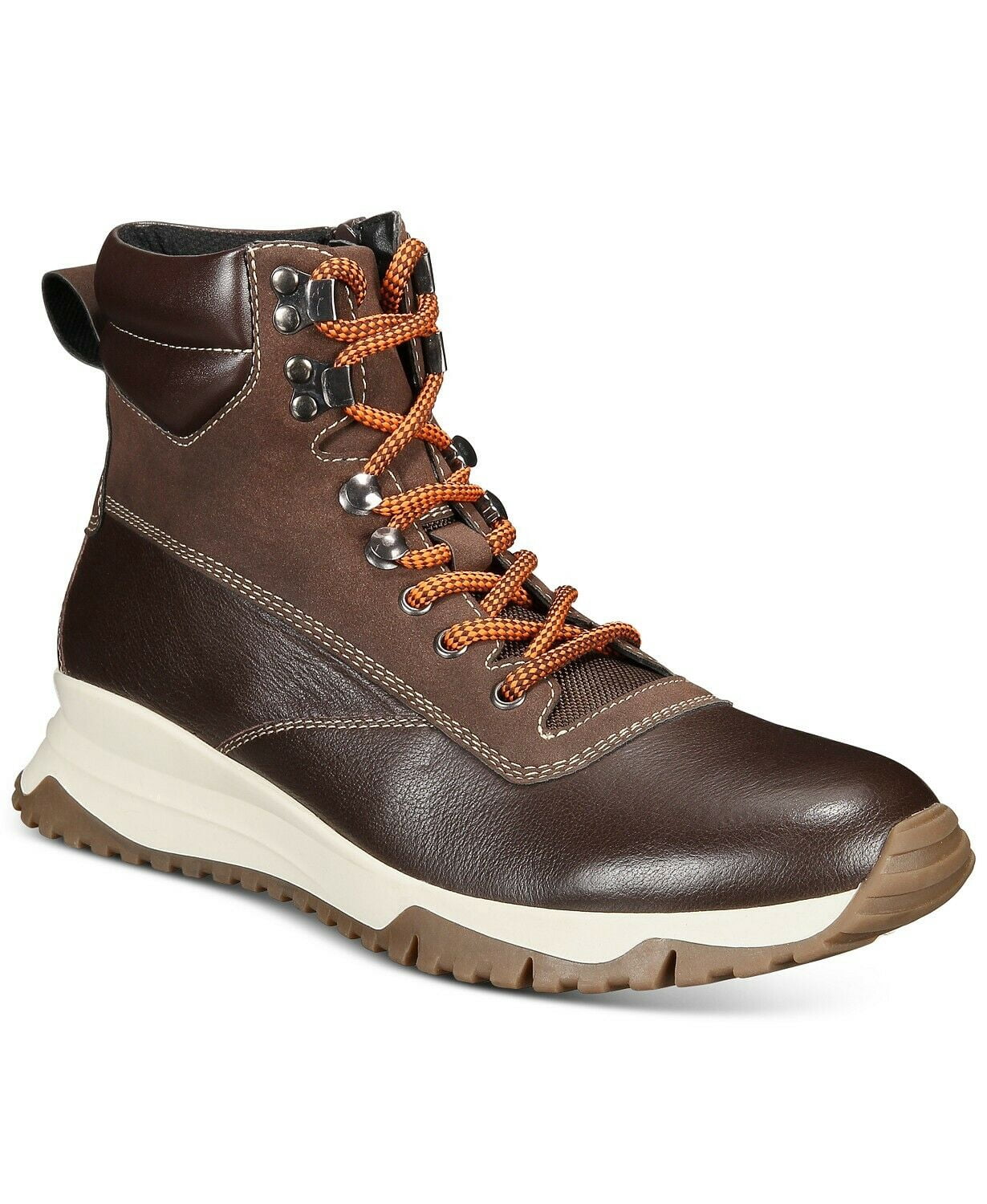 ALFANI Men's Tan Brown Leather Marshall 