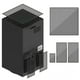 thumbnail image 2 of Juego de fácil instalación de la consola de filtro de polvo para el caso de filtro de malla para X, un conjunto de red de polvo Feliz Sencillez, 2 of 5