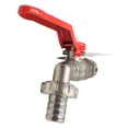 thumbnail image 4 of Llave De Esfera Con Adaptador Para Manguera Jardin 5 Piezas plateado 1/2, 4 of 6