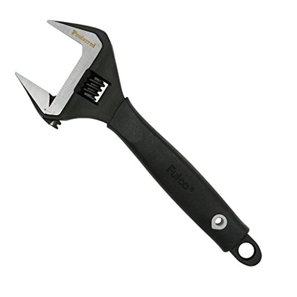 Proferred T08002 Plumbing Adjustable Wrench, Phosphate Finish, 8"