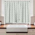 thumbnail image 2 of Ambesonne Birds Theme Kitchen Curtains, Colorful Colibris Art, 55"x45", Pale Green Yellow White, 2 of 3