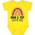 thumbnail image 3 of Inktastic Mimi and Pop Love Me Girls Granddaughter Rainbow Girls Baby Bodysuit, 3 of 5