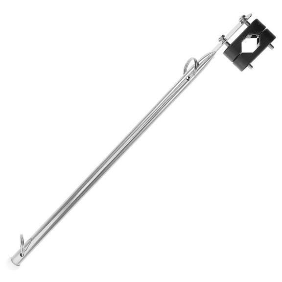 Stainless Steel Flag Pole for Boats Yachts Marine Flag Holder Boat Railing Hardware Mount for Small Boating Accessories