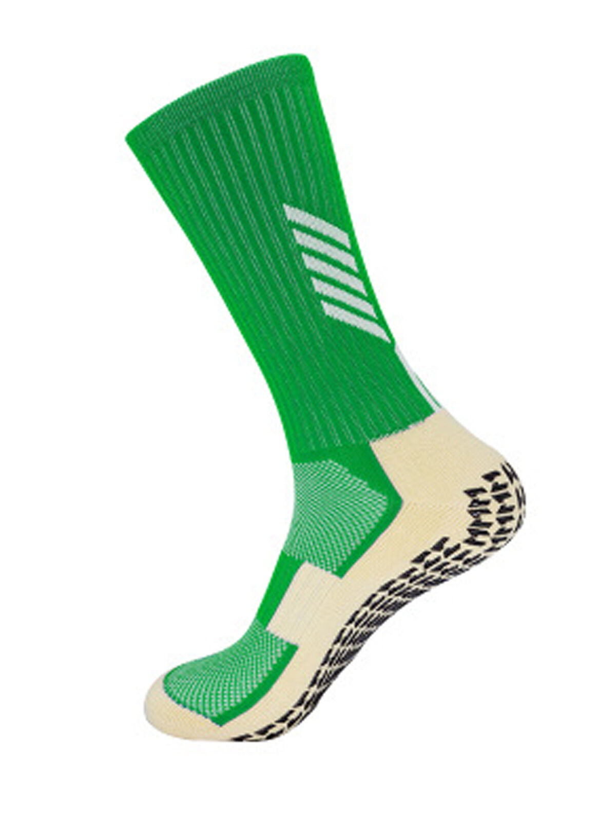 Men's Anti Slip Football Socks Athletic Long Socks Absorbent Sport Grip Pads Sox 