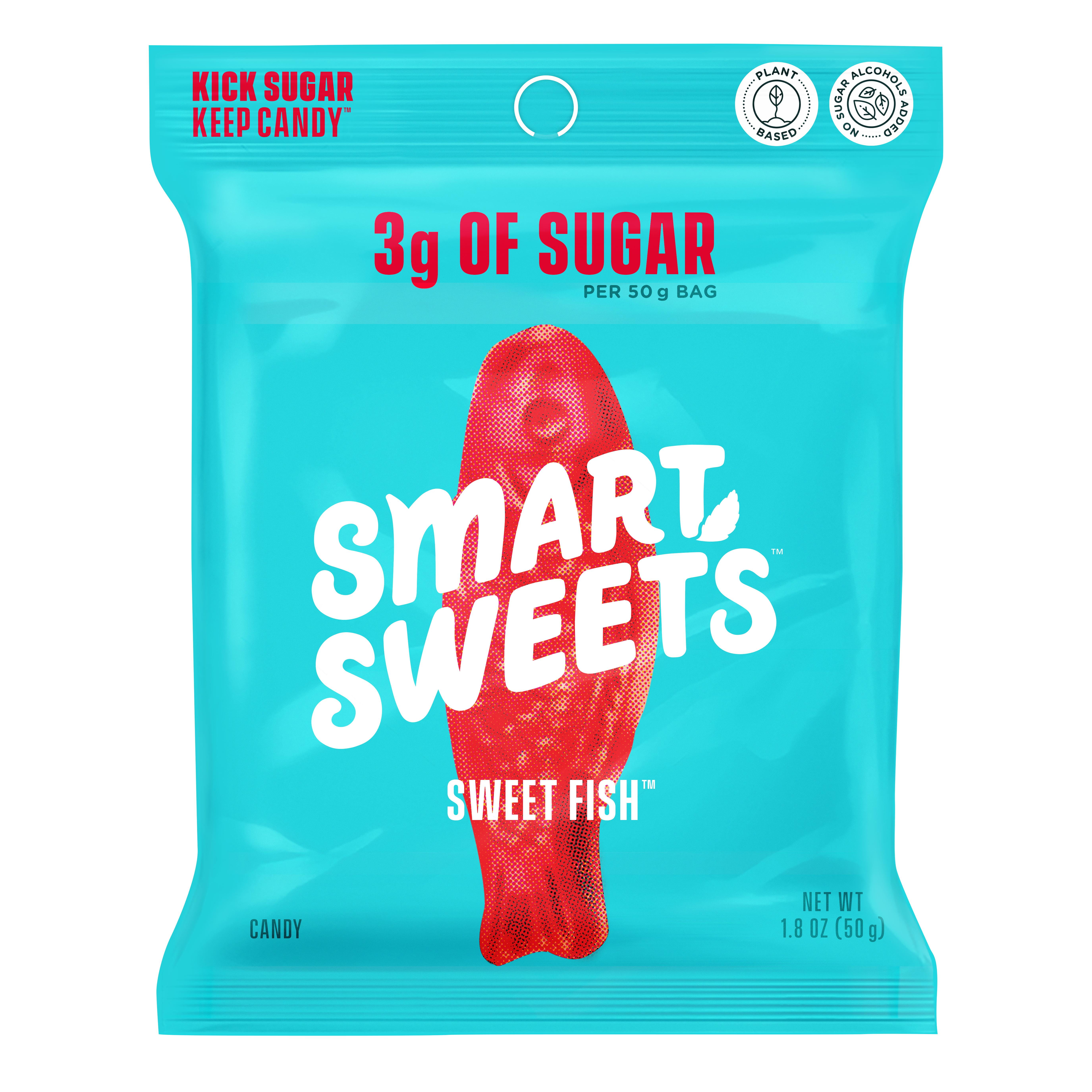 SmartSweets Sweet Fish Gummy Candy, 1.8 oz Pouch