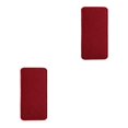 thumbnail image 1 of Minnieouse Caja de gafas Gafas de sol Caja de almacenamiento organizadora cuadrada Llaves Lápiz labial Anteojos Contenedor Gafas de lectura Espectáculo Vino rojo 11.5x13.5cm 2piezas Minnieouse CBP044421, 1 of 5