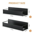 thumbnail image 5 of TINANA Magnetic Spice Rack Organizer, 4 Pack Moveable Fridge Spice Shelves for Refrigerator and Oven, Refrigerator Shelf-Black, 5 of 7
