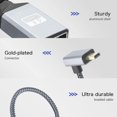 thumbnail image 4 of Cable adaptador Compatible con Micro HDMI de 20CM Convertidor Compatible con Micro HDMI 4K @ 60HZ, 4 of 7