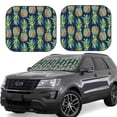 thumbnail image 6 of Kdxio Colorful Pineapples Print 2-Piece Sun Shade Front Windshield - Foldable Car Front Window Sunshades For Most Sedans Suv Truck, 6 of 6