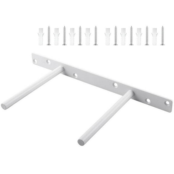Hidden Floating Shelf Bracket Double Poles Heavy Duty Floating Shelf Bracket