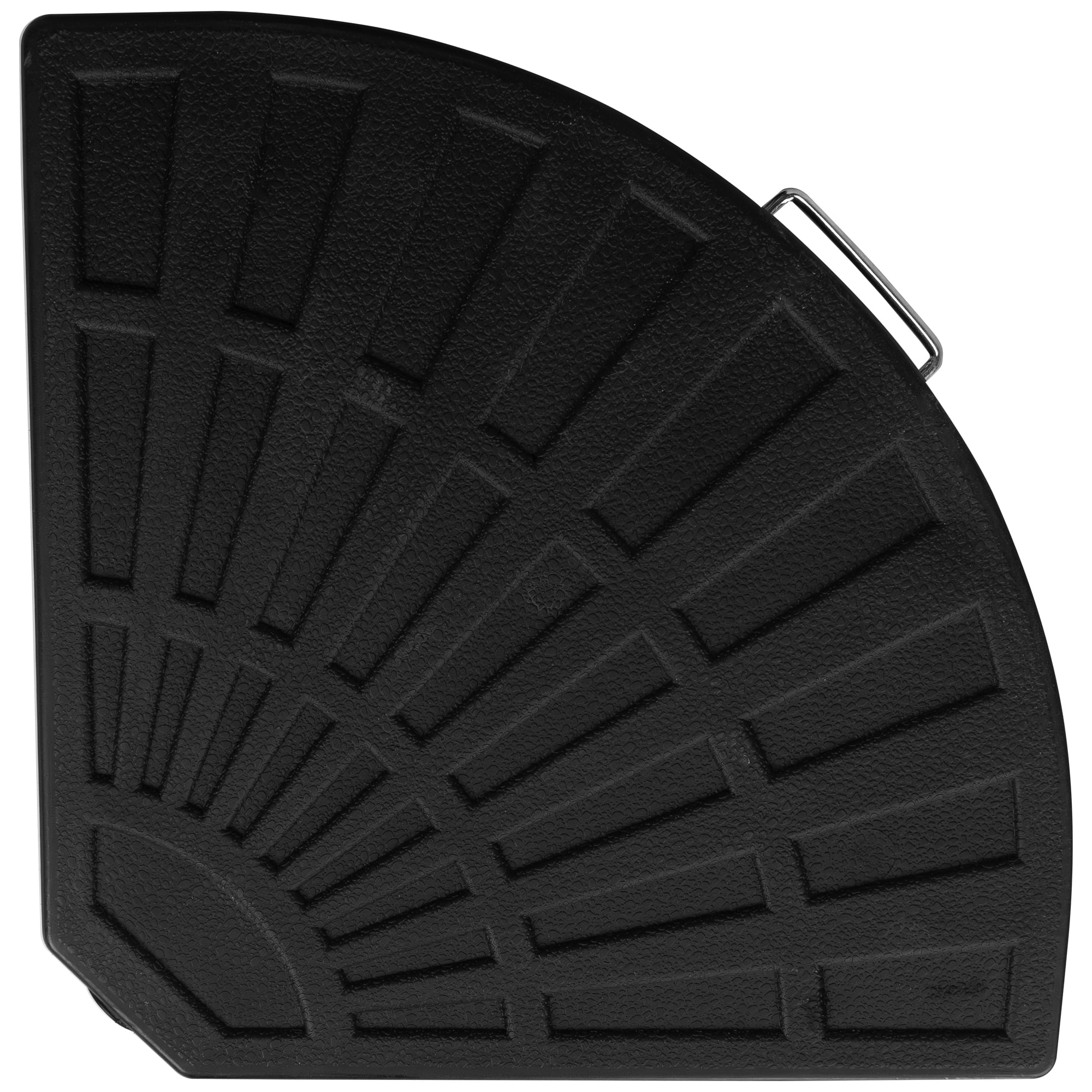 Northlight Fan-Shaped Weighted Base for Off-Set Patio Umbrellas - 26" - Black