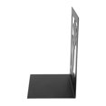 thumbnail image 1 of 4Pcs Metal Book Ends Orderly Storage Arbitrary Adjustment Smoother Edges Anti Static Bookends Decorative for Home School Cat Planet, 1 of 3