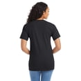 thumbnail image 3 of Hanes Essentials Unisex Cotton T-Shirt Charcoal Heather 2XL, 3 of 6