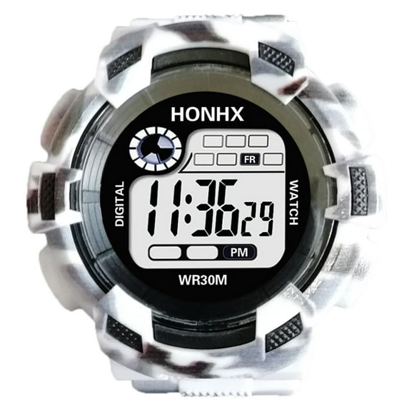 RKSTN Mens Watches Fashion Digital LED Analog Quartz Alarm Date Sports Wrist Watch Mens Watches