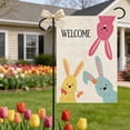 thumbnail image 4 of TanSiDing Welcome Easter Garden Flag, Double Sided Bunny Spring Flag for Yard Outdoor Decoration, 4 of 6