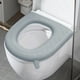 thumbnail image 3 of Alfombrilla de inodoro de espuma alta, cojín para asiento de inodoro para uso doméstico, lavable y lavable, anillo para asiento de inodoro para todas las estaciones, cojín para baño, 3 of 5