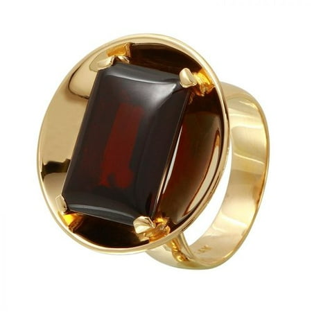 Foreli 14K Yellow Gold Ring With Garnet