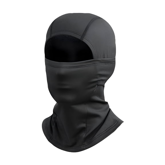 TELOLY Kids Ski Mask Winter Breathable Face Mask for Boys Girls Windproof Neck Warmer for Skiing, Running, Cycling Black