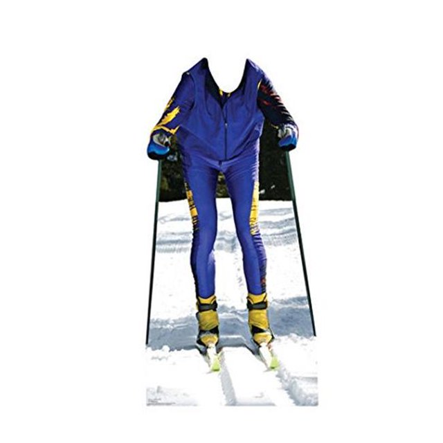 Advanced Graphics 2668 62 x 30 Po..Cross Country Skier Autocollant Mural