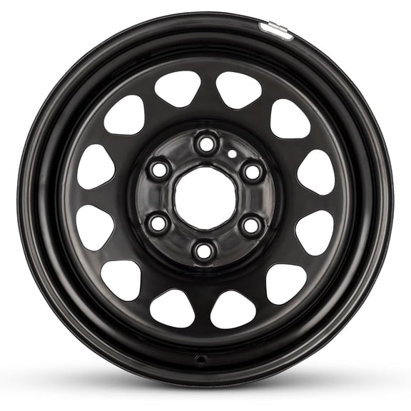 Remanufactured Genuine OEM Reconditioned Wheel 17x8 6x139.7 24 mm Offset Black Steel Rim For GMC Sierra 1500 2019-2025 84440192 Single
