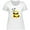 AA-White, variant on Inktastic Cute Bee Initial B Women's Plus Size T-Shirt