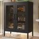 thumbnail image 4 of Laden Shelf Sideboard Shelves Patio Kitchen Corner Dining Dish Drawers Sideboard Glass Aparador Comedor Salon Furniture HDH My Lux Decor Round, 4 of 16