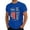 Blue, variant on Men’s 250 Years Patriotic T-Shirt, We The People American Flag Cross Graphic Tee For Anniversary Celebration Comfortable Fit