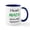 White/Navy Inside, variant on CafePress - Teach Math Mug Mugs - 11 oz Ceramic Mug - Novelty Coffee Tea Cup