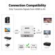 thumbnail image 4 of Convertidor HDMI a RCA, Convertidor HDMI a AV 1080p Mini HDMI a 3RCA CVB Adaptador de Audio y Video Compuesto para TV/PS3/VHS/VCR/DVD/PC/Blu-Ray DVD, 4 of 4