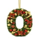 thumbnail image 1 of Adornos navideños artesanales decorativos para el árbol, monogramas decorativos acrílicos 2D con gorro de Papá Noel, 26 letras, adornos navideños colgantes para manualidades, decoración navideña para, 1 of 5