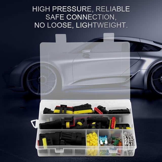 Waterproof Electrical Connector,1/2/3/4/5/6Pin Way Car Electrical Car Electrical Wire Connector Car Waterproof Connector Optimal Efficiency
