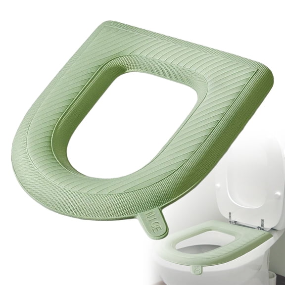 Clearance Under $0.49Toilet Seat Cushion, Reusable Soft EVA Cover with Non-Slip Design, Comfortable Bathroom Seat Pad for Home Hotel and Daily Use