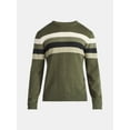 thumbnail image 5 of George Men's and Big Men's Chest Stripe Sweater, Midweight, Sizes S-3XL, 5 of 5