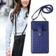 thumbnail image 5 of Bolso bandolera para teléfono celular para mujer, cartera, monedero, Azul oscuro, 5 of 6