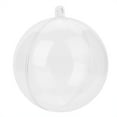 thumbnail image 1 of 20 Bolas de Adorno Transparentes Rellenables, Bolas de Plástico para Decoración de Árbol de NaviDad Con Piezas de Cinta, Muydago, Baratijas para Fines de Decretación General,, 1 of 7