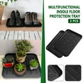 Hot Sale! Tanune Flower Pots Boot Tray Floor Protection Pet Bowls Paint
