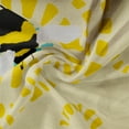 thumbnail image 5 of David Textiles 60" x 1.5 yard Brushed Fleece Bees Circles Fabric Precut, 5 of 6