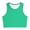 1-Green860, variant on Wxolcjlv Girls Summer Athletic Solid Color Tank Top Casual Quick Dry O Neck Crop Top, Szies 1-14