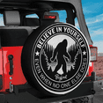 thumbnail image 3 of Lotusprinthandmade Funny Bigfoot Believe In You Spare Tire Cover Without Backup Camera Hole 6 Sizes (28 in.), 3 of 7