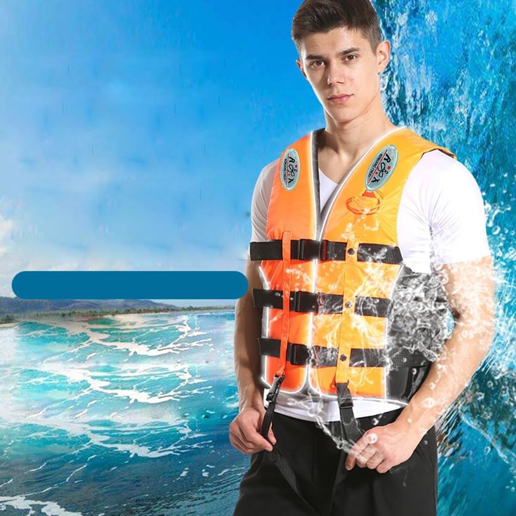 Gilet de Sauvetage Gilet de Sauvetage pour Adultes Ideal pour la Navigation de Plaisance la Natation les Sports Nautiques 0628