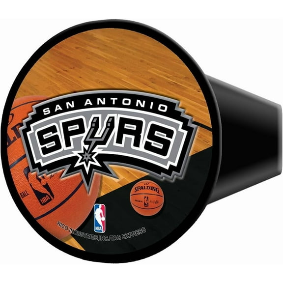 San Antonio Basketball Spurs Plastic Trailer Hitch Cover for 2" receiver insert