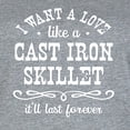 thumbnail image 3 of Instant Message - I Want A Love Like a Cast Iron Skillet; It'll Last Forever - Women's Any Way Dress, 3 of 7