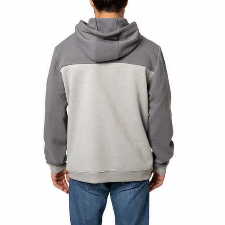 Voyager Male Sweatshirts Gray Full Zip up Large Size Hoodies for Men -  Walmart.com